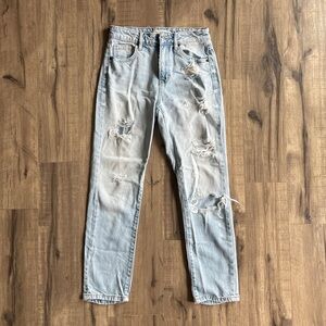 Vintage CJLA Lucy distressed straight leg jeans, size 24